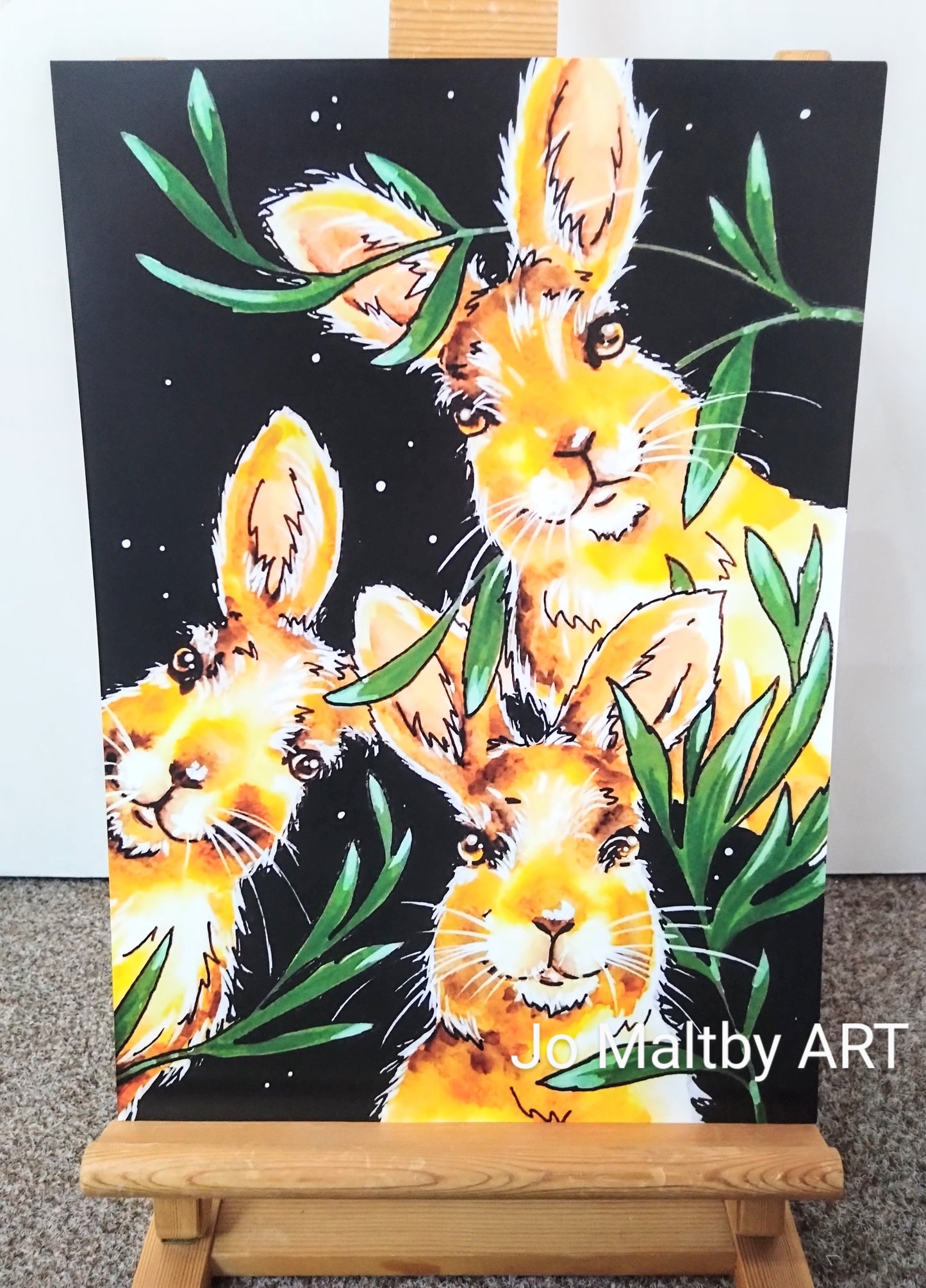 'Midnight Meeting' A3 Print