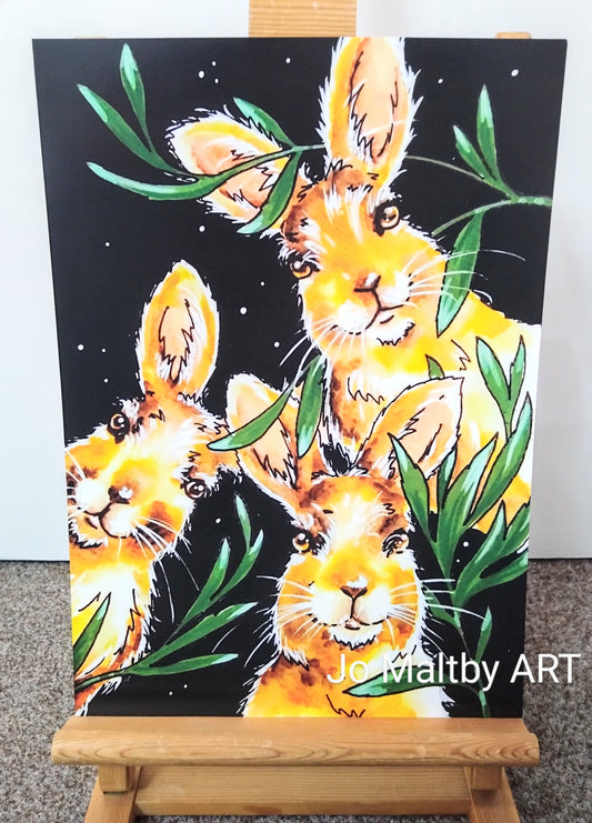 'Midnight Meeting' A3 Print