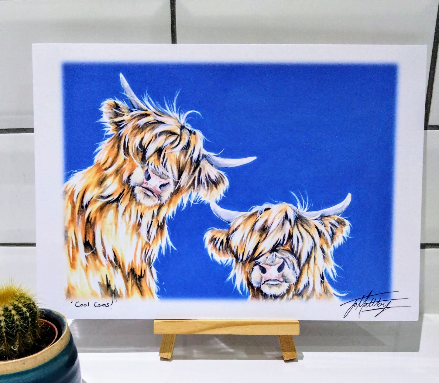 'Cool Coos!' A4 Print