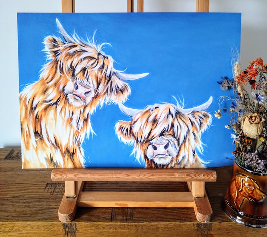 'Cool Coos!' A3 Print