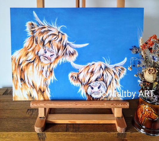 'Cool Coos!' A3 Print