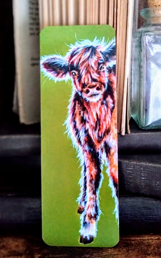 Curious Calf Bookmark