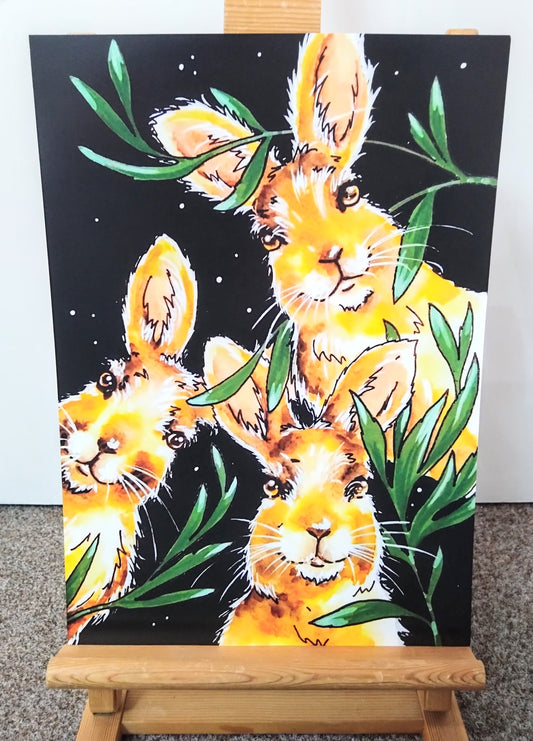'Midnight Meeting' A3 Print