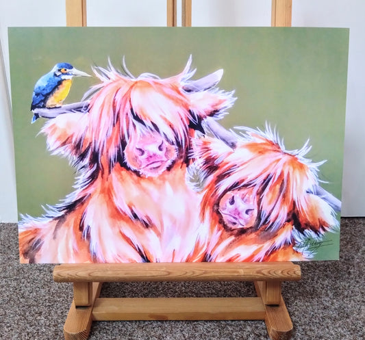 'Unexpected Friends Are The Best Ones' A3 Print